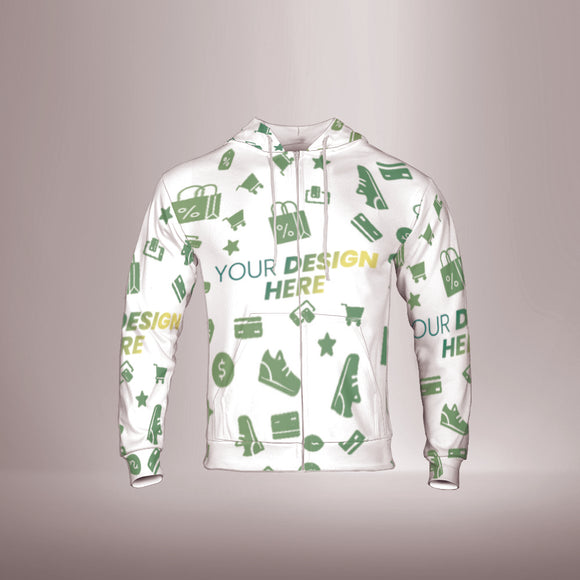 AOP Premium Zip Hoodie