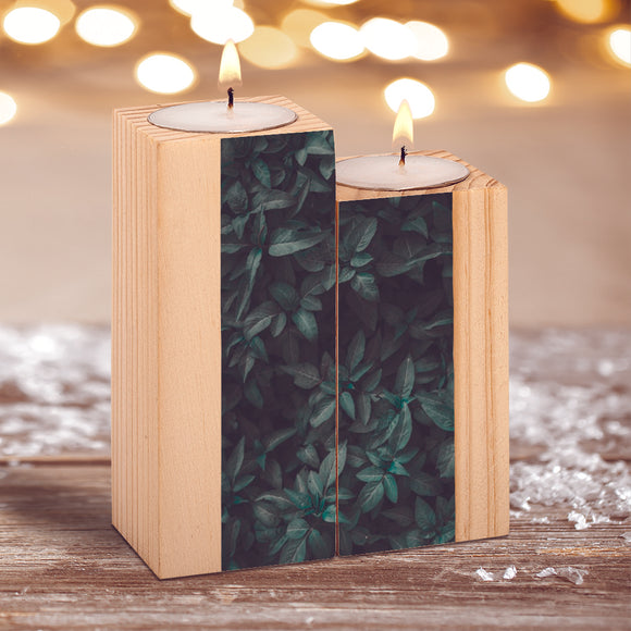 Wooden Candle Holders